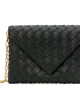 bottegaveneta葆蝶家女士绿色单肩包时尚潮流经典百搭