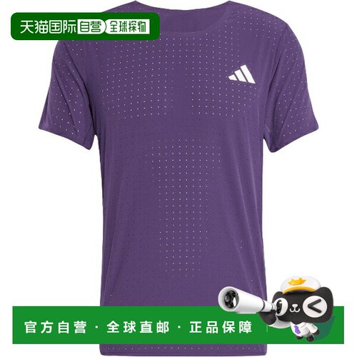 adidas adizero 男士跑步短袖T恤田径运动服JOM26-JV7171