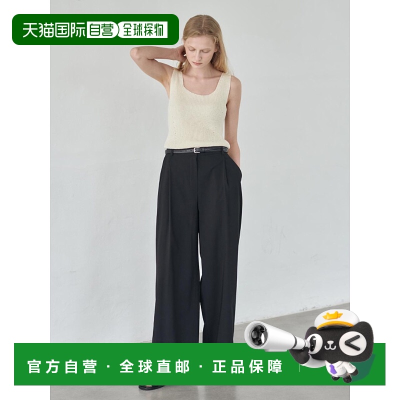 韩国直邮LOEUVRE 女士女装休闲裤 Side Tuck Wide Trousers SW3ML2