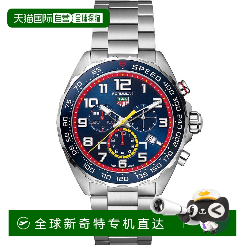 自营泰格豪雅 (Tag Heuer) 男式 F1 蓝色表盘腕表 - 蓝色 【美国