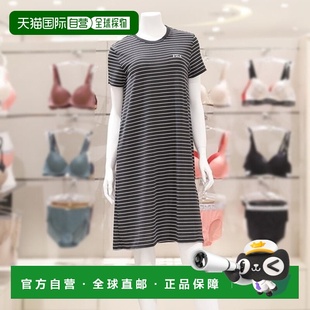 Lifewear BLK 条纹连衣裙_s斐乐 FI4OPG2643F 韩国直邮FILA