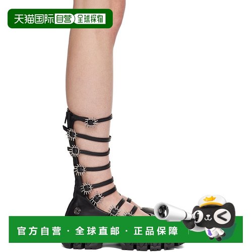 1h可退 香港直邮潮奢 Rombaut 女士 黑色 MJ High 芭蕾鞋 S25B008