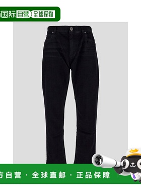 欧洲直邮BALMAIN 男士牛仔裤直筒休闲春秋款CH1MI070DD960PA