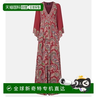 连衣裙 女士 佩斯利长款 舒 red红色 香港直邮Etro 1h可退 艾特罗