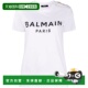 香港直邮BALMAIN女士T恤BF1EF005BB02GABBLANCNOIR