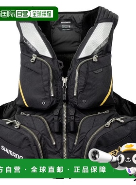 日本直邮Shimano 救生衣 Nexus 漂浮背心 L 黑色 VF-120W