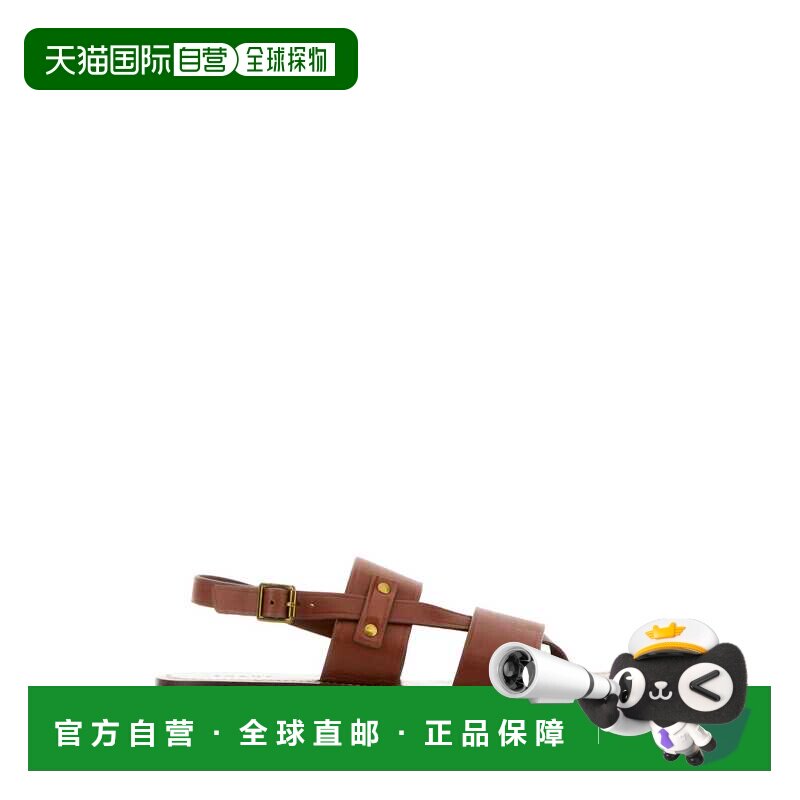 1h可退 香港直邮Soeur 女士 Amazonia 焦糖色皮质人字拖 CHA1401N