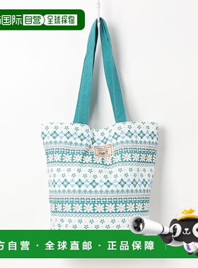 1h可退 日本直邮欧州航路 女士有机棉波兰传统图案手提包 LISP130