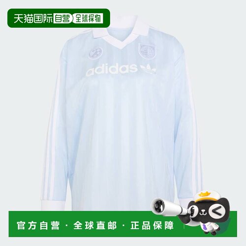 日本直邮Adidas/阿迪达斯简约宽松长袖T恤女款 KV2035