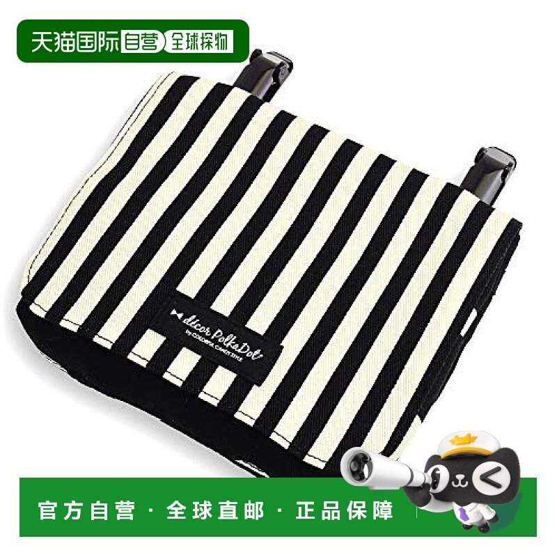 日本直邮Colorful Candy Style 大号移动口袋圆点斜纹黑 N6080010