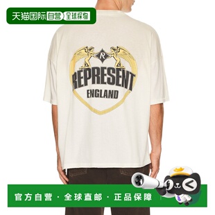 1h可退 香港直邮Represent 男士 Angel 边T恤 MLM100171 舒适时尚