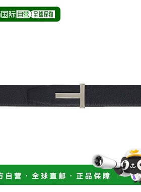 香港直邮Tom Ford 汤姆 福特 男士 海军蓝 & 黑色 Grain Leather