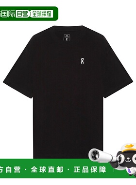 日潮跑腿ON昂跑 女款短袖柔软 Club T 恤图案 1wf3067运动跑步