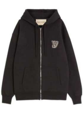 VALENTINO 男士卫衣 VMF29PB360NO AW2025 黑色