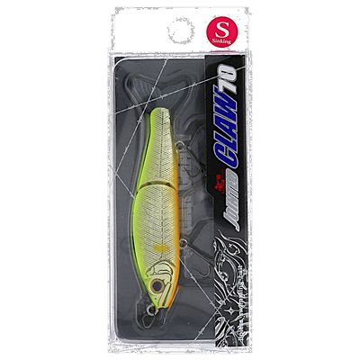 日本直邮Guncraft Lure Ayuya 关节爪 70 Type S #03 Gold Chart