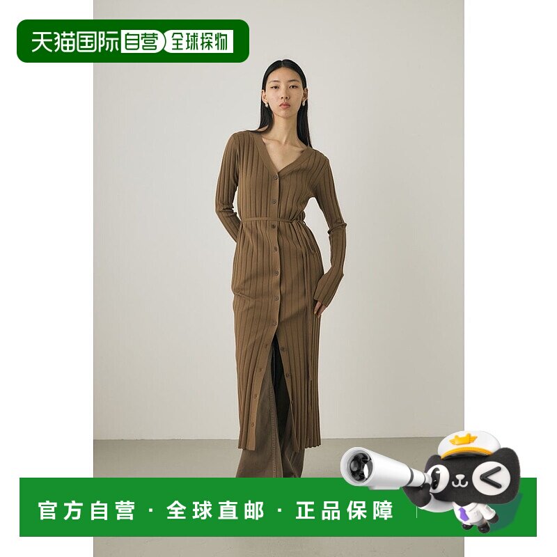 日本直邮MOUSSY 2WAY针织连衣裙 采用再生聚酯纤维 [MO1164EW0350