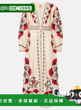 1h可退 香港直邮潮奢 FARM RIO 女士 Cashew Mandala 奶油色印花