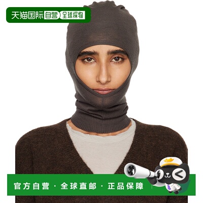 香港直邮Rick Owens 罗纹巴拉克拉法帽 RP02E4478M羊毛帽子