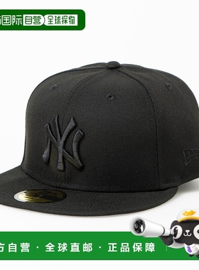 日本直邮New Era 59FIFTY 棒球帽 [NE3448EM007140] 黑色x白色