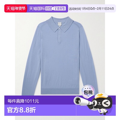 1h可退 香港直邮潮奢 Paul Smith 保罗 史密斯 男士 美利奴羊毛Po