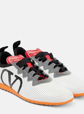 潮奢 Valentino 华伦天奴 女士 Chromathon 皮质运动鞋