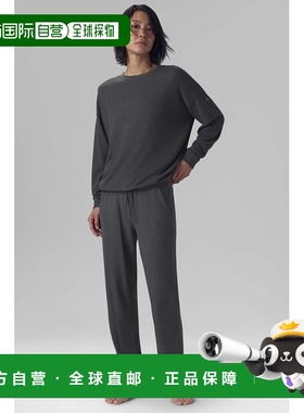 香港直邮alo yoga 纯色圆领套头卫衣 女款w3295rIvory