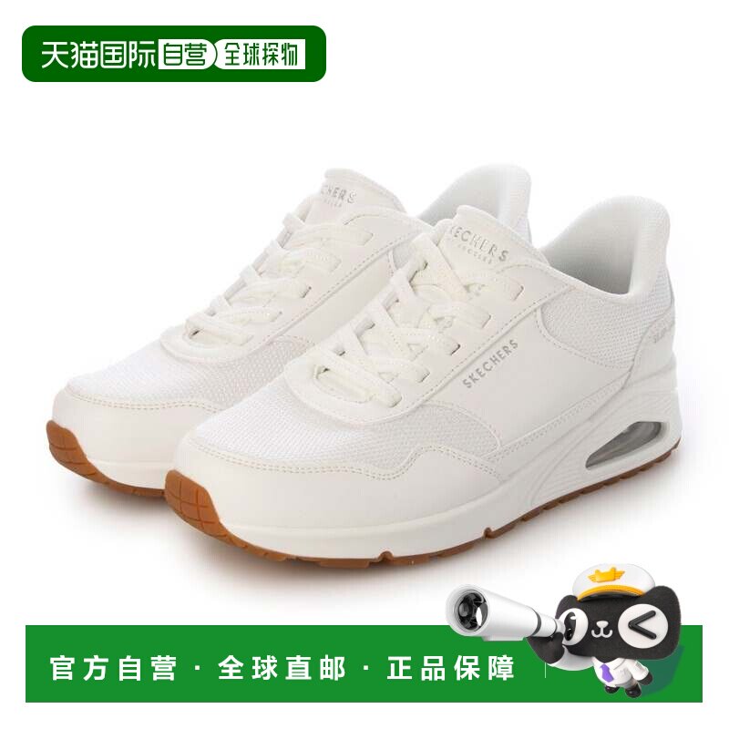 日本直邮SKECHERS 女款健步鞋 UNO-BANKSIA 斯凯奇 177117W白色