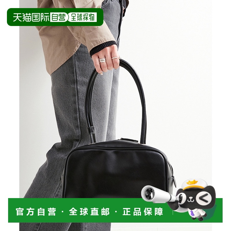 1h可退 日本直邮B.C STOCK 女士合成皮革波士顿单肩包 大容量开口