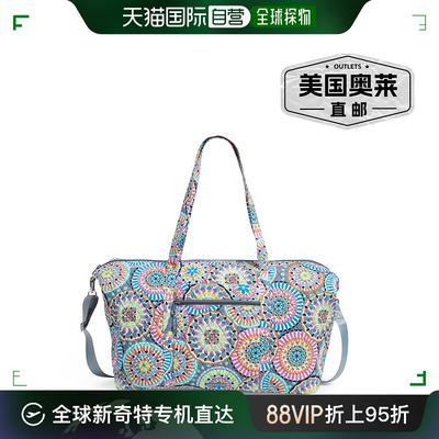 Vera Bradley 棉质豪华旅行托特包 - 阳光徽章 【美国奥莱】直发