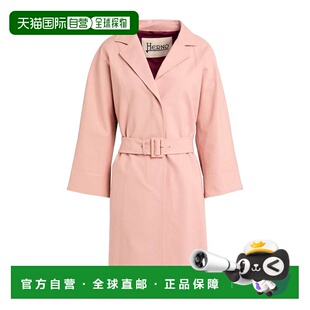 1h可退 香港直邮Herno 女士 长款夹克 pink粉色 舒适时尚