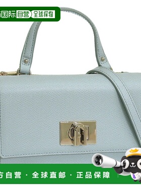 日本直邮FURLA 女士 2WAY 单肩包 手提包 Outlet 皮革 浅蓝色 192