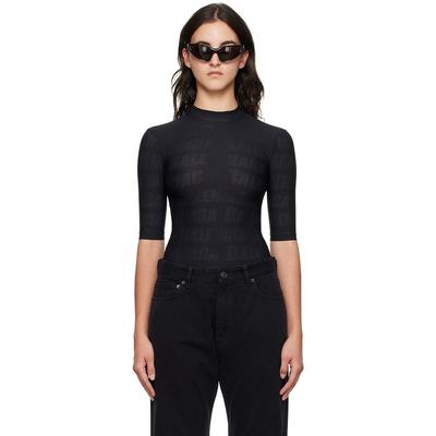 潮奢 Balenciaga 巴黎世家 女士黑色 Perforated T 恤