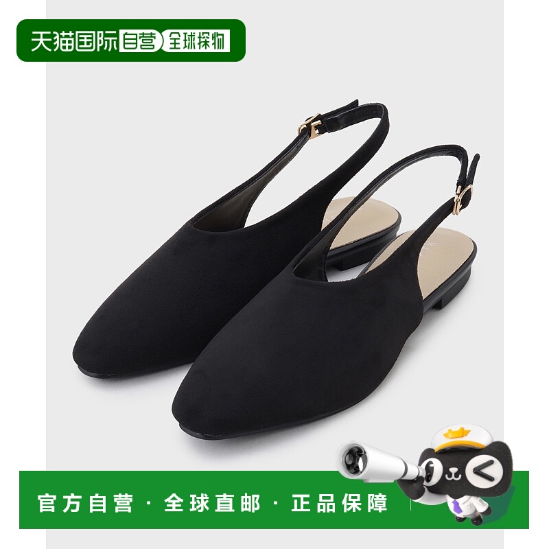 1h可退 日本直邮THE SHOP TK 女装 仿麂皮后系带低跟凉鞋 罗纹底