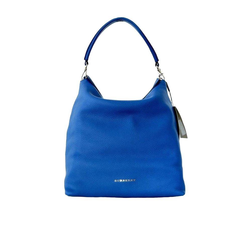 BURBERRY 女士手提包 39497691 SS2021 蓝色 徽标手提包