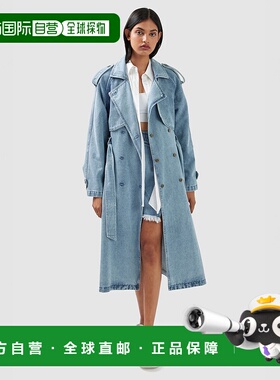 自营 belle & bloomWild Skies牛仔风衣-石灰色 美国奥莱直发