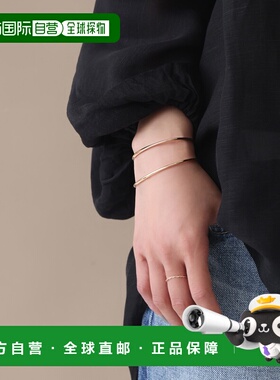日本直邮Lilas 女装 K10黄金 2.5mm管型C款手镯 25112202430070