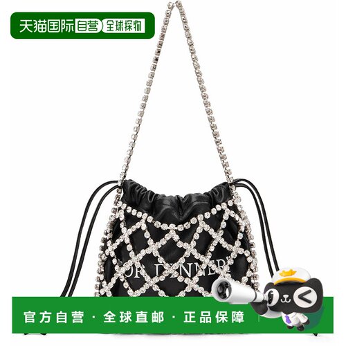 1h可退 香港直邮潮奢 off-white 女士 黑色 For Dinner 手提包 OW