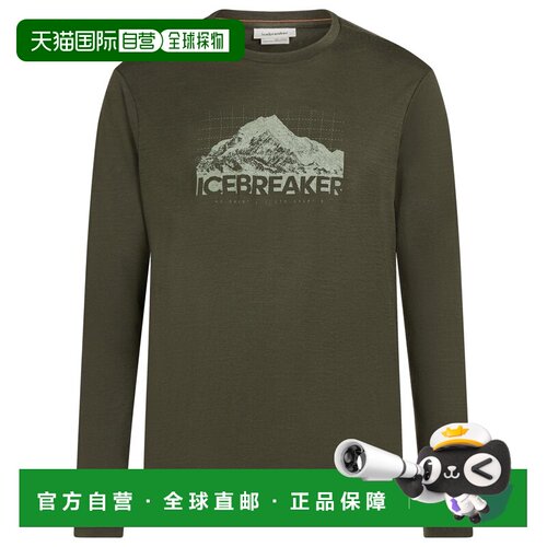 欧洲直邮ICEBREAKER 男士抓绒衣 2170164DARKLODEN CO 花色户外