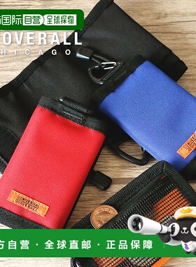 日本直邮Universal Overalls迷你钱包易于使用小巧三折设计配有卡