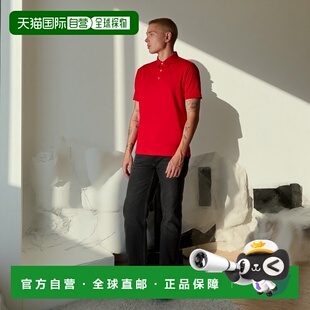 自营 members onlyMen's Polo Shirt - red 美国奥莱直发男装