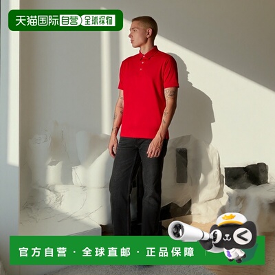 自营 members onlyMen's Polo Shirt - red 美国奥莱直发男装