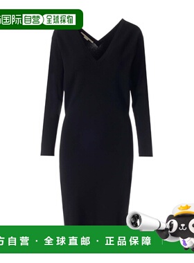 1h可退 香港直邮Stella McCartney V领长袖连衣裙 6K0426S2076