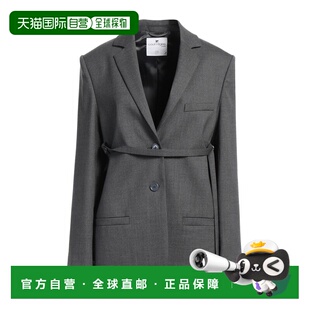 香港直邮Courreges 女士 西装外套 grey灰色 舒适时尚