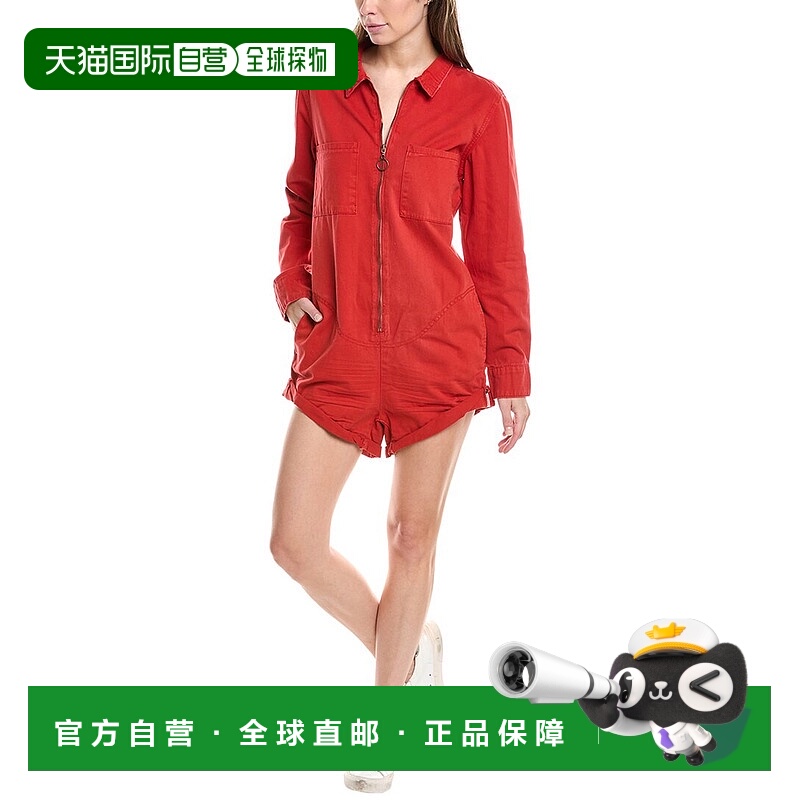 自营 one teaspoon一茶匙预言连体衣 - 红色 美国奥莱直发连衣裙