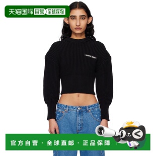 1小时内可退 香港直邮潮奢 Marine Serre 女士 黑色 Half Cardiga