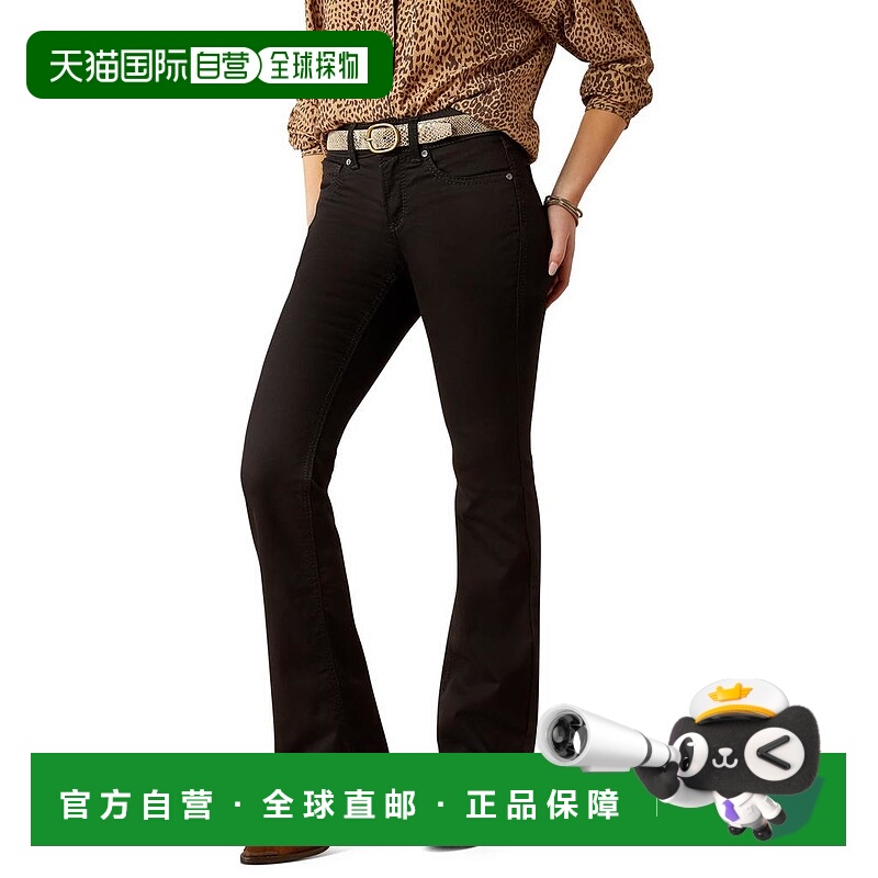 1h可退 【美国直邮】ARIAT女士牛仔裤中腰水洗 休闲时尚 潮流百搭