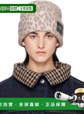 1h可退 香港直邮GANNI 甘尼 女士 驼色 Oversized Wool Rib Knit