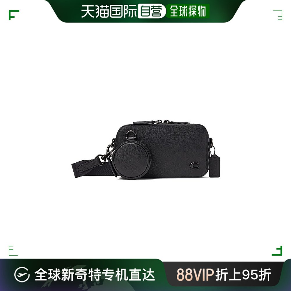 香港直邮潮奢 coach 蔻驰 男士 charter slim crossbody 手提包(p