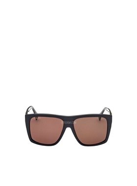 MAX MARA 女士眼镜 MM002101E SS2024 棕色 徽标太阳镜