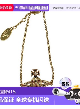 欧洲直邮VIVIENNE WESTWOOD西太后星球时尚手链女士黑色薇薇安